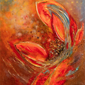 ‘Ode to The Fire’ series, titled“Fire Blossoms”