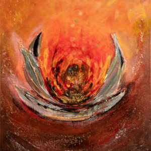 ‘Ode to The Fire’ series, titled“ Heart of Fire”